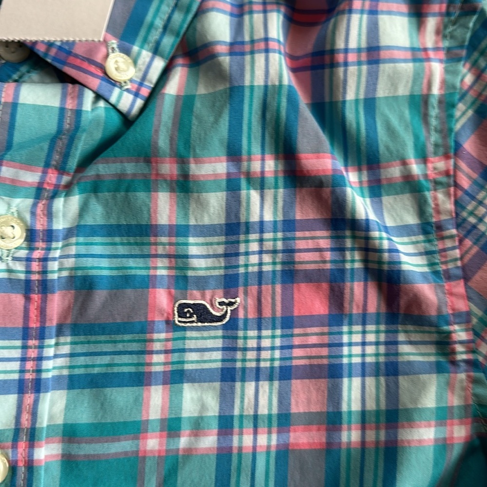 Vineyard Vines NWT Boys Button Down Performance Shirt Size 6 - Picture 5 of 7